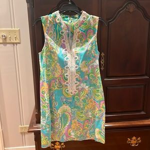 Lily Pulitzer dress size 10 but runs very small.
